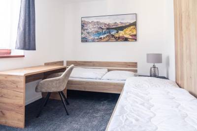 Spálňa s oddelenými posteľami, AC Tatrahouse Luxury Apartment, Stará Lesná