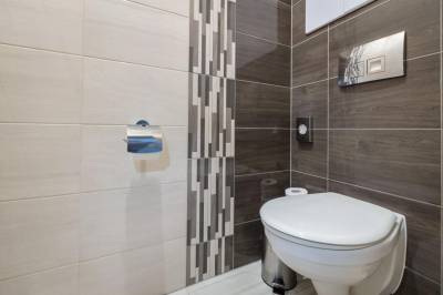 Kúpelňa s toaletou, AC Apartmán Hrebienok D412, Vysoké Tatry