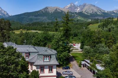Výhľad na Lomnický štíť, AC Apartmán Lomnica 6 s výhľadom na hory, Vysoké Tatry