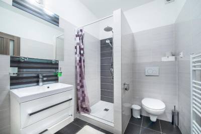 Apartmán Štandard - kúpeľňa so sprchovým kútom, Rezort Čerešnový Sad &amp; Wellness, Mengusovce