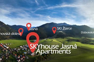 Poloha, SKY - House Jasná Apartments, Pavčina Lehota