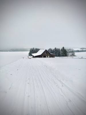 Zima - okolie, Hacienda na Orave, Novoť