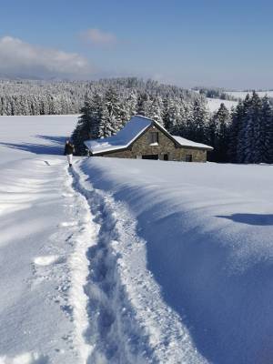Zima - okolie, Hacienda na Orave, Novoť
