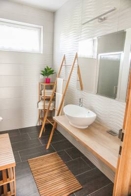 Kúpeľňa so sprchovacím kútom, Dovolenkový dom Active & Relax, Veľká Lomnica