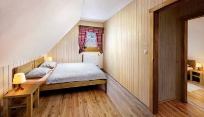 Apartmán č. 3 - izba s manželskou posteľou, Chalupa Grúnik, Jezersko