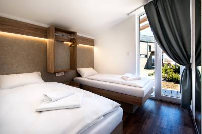 2-lôžková spálňa s oddelenými posteľami, Natur Resort - Alpine House, Veľká Lomnica