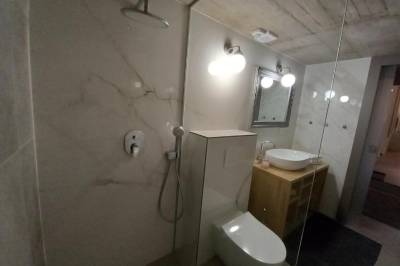 Apartmán s mezanínom - kúpeľňa so sprchovacím kútom a toaletou, Entrez Apartments 4 - City centre, Košice