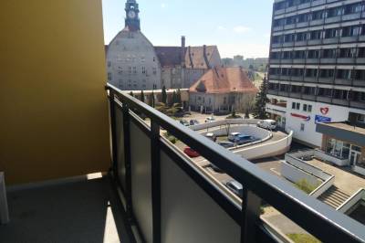 Výhľad z balkóna na Košice, Entrez Radnica, Košice