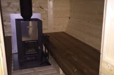 Mobilná fínska sauna, Chaty Liptov, Liptovský Trnovec