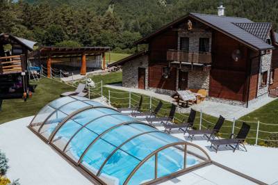 Bazén, Mountain Chalets - Chata U býka, Valča