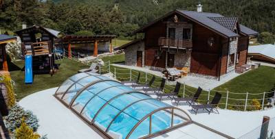 Bazén, Mountain Chalets - Chalet U býka, Valča
