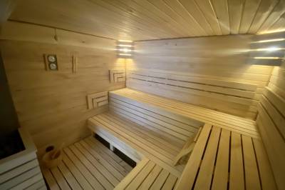 Vlastný wellness so saunou a oddychovou miestnosťou, Chata Pri Potoku, Oščadnica