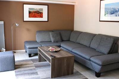 Apartmán Chopok - obývačka s rohovou sedačkou, Simply Relax Apartment Resort, Bystrá