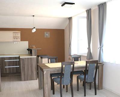 Apartmán Chopok - plne vybavená kuchyňa s jedálenským sedením, Simply Relax Apartment Resort, Bystrá