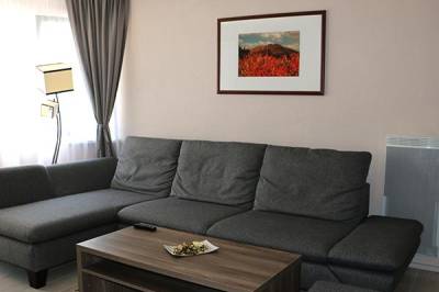 Apartmán Janka - obývačka s rohovou sedačkou, Simply Relax Apartment Resort, Bystrá