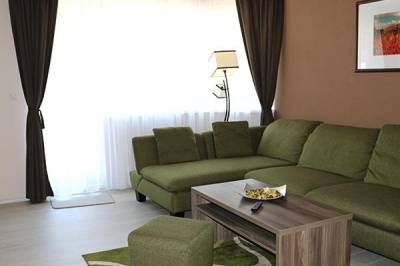 Apartmán Danka - obývačka s rohovou sedačkou, Simply Relax Apartment Resort, Bystrá