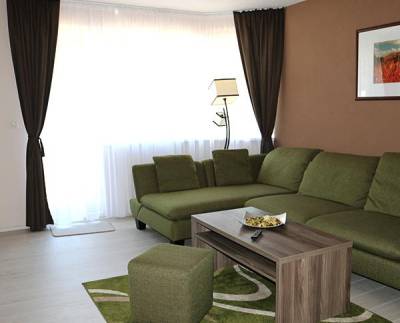 Apartmán Danka - obývačka s rohovou sedačkou, Simply Relax Apartment Resort, Bystrá