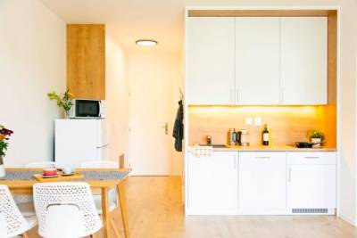 Apartmán Comfort - plne vybavená kuchynka s jedálenským sedením, Apartmány - Vila Zuberec, Zuberec