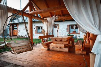 Altánok so sedením, Chalets Dedinky, Dedinky