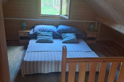 Spálňa 1, Chata Kolpachy pri štiavnickom jazere, Banský Studenec