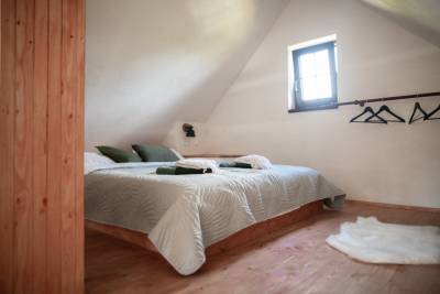 Libling Hruštička - spálňa s manželskou posteľou, Libling Štiavnický, Štiavnické Bane