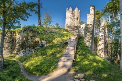 Blatnický hrad, Domček pod Orechom, Martin