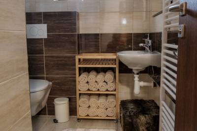 Kúpeľňa s toaletou, Chata Marguška - u Fera, Oščadnica