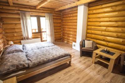 Manželská izba 1 a 2 s balkónom - manželská posteľ, Ubytovanie Dobšinská Ľadová Jaskyňa, Stratená