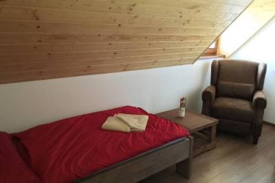 Spálňa s 1-lôžkovou posteľou, Villa Manatt, Stará Lesná