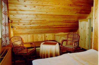 Spálňa so sedením, Originálna drevenica Jezersko 43, Jezersko