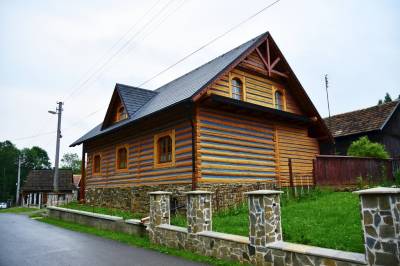 Exteriér ubytovania v obci Malá Franková v okrese Kežmarok, Grand drevenica, Malá Franková