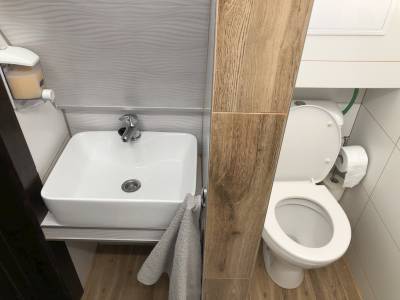 Kúpeľňa s toaletou, Drevenička Pri Vleku, Zuberec