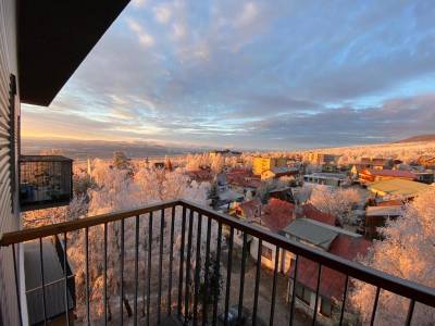 Výhľad z balkóna, Apartmán Kubo, Vysoké Tatry
