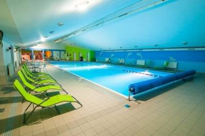 Wellness centrum s bazénom v areáli, Drevenice Jánošík, Terchová