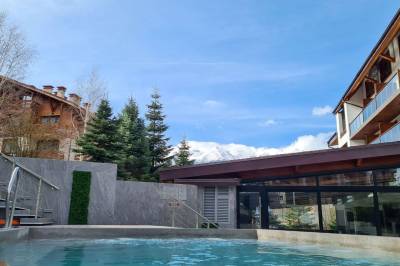 Vonkajší bazén pri ubytovaní, Apartmanica St. Ivan Rilski SPA Resort 101-12, Bansko, Bansko