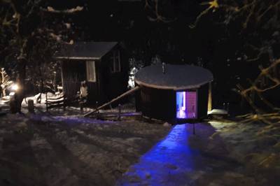 Ubytovanie so saunovým domčekom, Chatka CHANTAL, Sklené Teplice