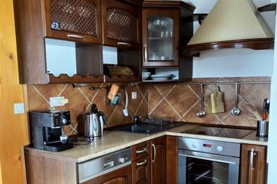 Plne vybavená kuchyňa, Zrubová chata Sylvester, Oravská Lesná