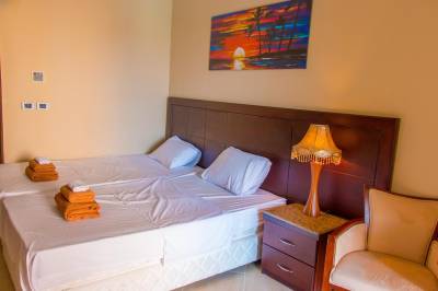Apartmán 209 H - izba s manželskou posteľou, Apartmány Samra Bay Resort &amp; Aquapark v Hurghade, Hurgada