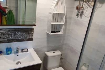 Kúpeľňa s toaletou, Hausboat Bublinka „Život na vode“, Bratislava