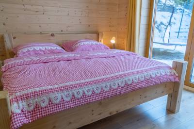 Apartmán so 6 spálňami - spálňa s manželskou posteľou, Chata Janko Oravice, Vitanová