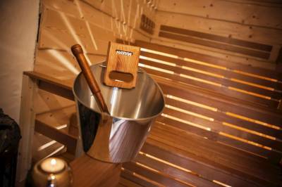 Sauna s kompletným vybavením., Wellness Horská Vílenka, Mýto pod Ďumbierom