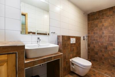 3-lôžková izba - kúpeľňa so sprchou, toaletou a umývadlom, Wellness Horská Vílenka, Mýto pod Ďumbierom