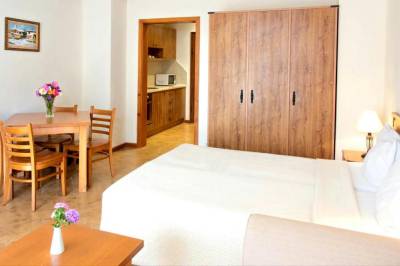 Štúdio s manželskou posteľou a jedálenským sedením, Studio with balcony, mountain view, 4* SPA Resort, Bansko, Bansko