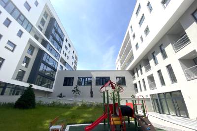Detské ihrisko v exteriéri, Apartment Malá Praha, Žilina