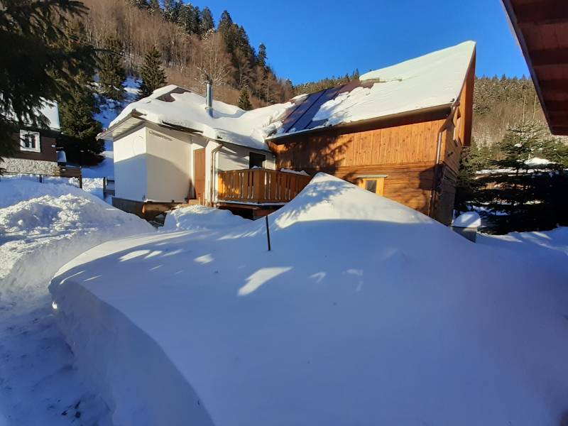 Exteriér ubytovania v obci Jarabá, Chata u IPA, Jarabá
