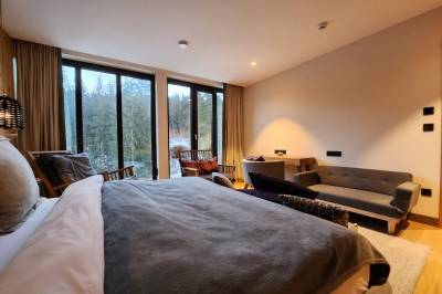 Apartmán Luxury - spálňa s manželskou posteľou, Chalet One, Demänovská Dolina
