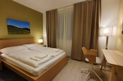 Spálňa 5 pre 4 osoby s manželskou a poschodovou posteľou, Vila Doliny, Konská