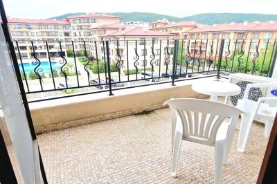 Balkón so sedením, Premium Štúdio 4025, 4 *Resort, Sveti Vlas, Sveti Vlas