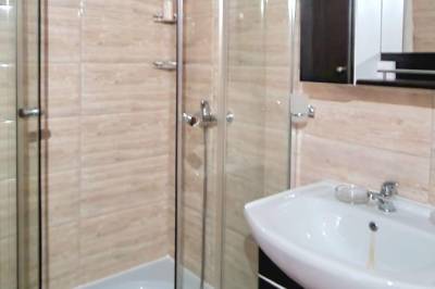 Kúpeľňa so sprchovacím kútom, Premium Štúdio 4025, 4 *Resort, Sveti Vlas, Sveti Vlas
