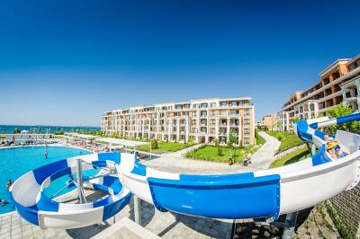 Bazén s toboganom, Premium Štúdio 4035, 4 *Resort, Sveti Vlas, Sveti Vlas